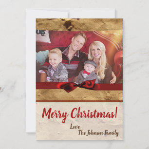 cartão com fotos XMAS de Natal para Sack Vintage 5