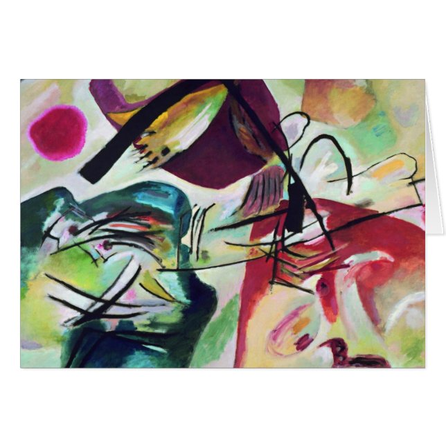 Cartão Com o arco preto (Frente Horizontal)