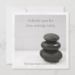 Cartão com Pedras Balanceadoras