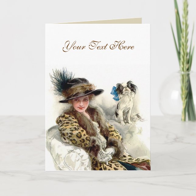 Cartão Com seu cão 2 (Frente)