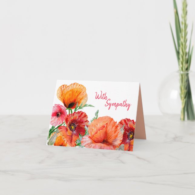 Cartão Com Simpatia, Aquarela Flores De Capoeira (Frente)