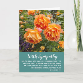 Cartão Com simpatia, carta cristã com escrituras