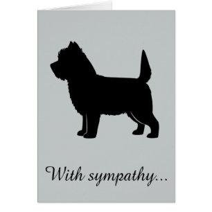 Cartão Com simpatia: Perda do seu Cairn Terrier
