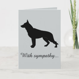 Cartão Com simpatia: Perda do seu cão German shepherd