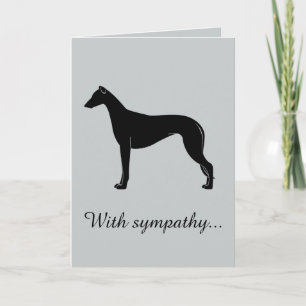 Cartão Com simpatia: Perda do seu Greyhound