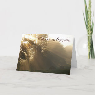 Cartão Com Sincera simpatia