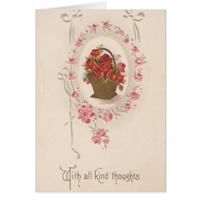 Cartão Com todos os pensamentos bonitos (Frente)