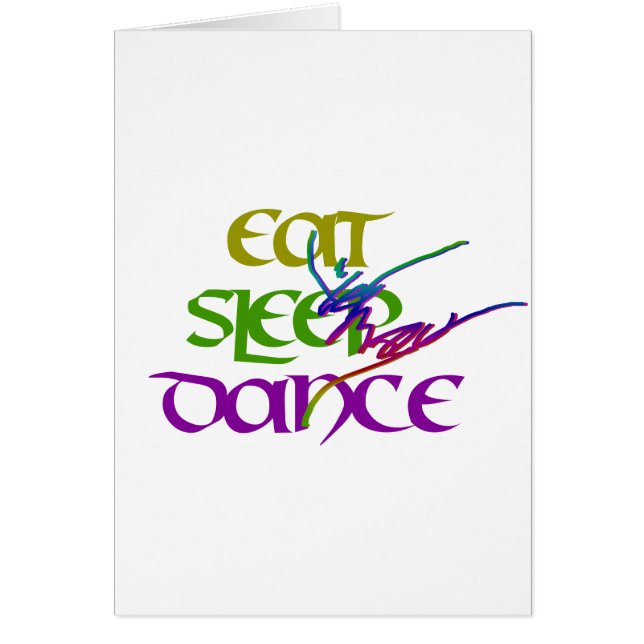 CARTÃO COMA A DANÇA DO SONO (Frente)