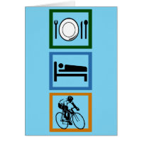 Coma a placa ciclista do ciclo de latência