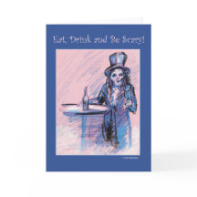 Coma, bebida e seja assustador