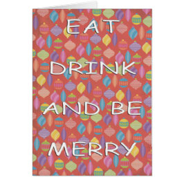 Cartão Coma decoração de árvores brancas