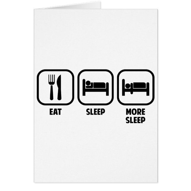 CARTÃO COMA, DURMA, MAIS SONO (Frente)