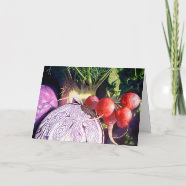 Cartão Coma seus vegetarianos #1 (Frente)