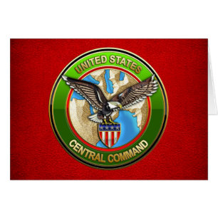 Cartão Comando Central dos Estados Unidos