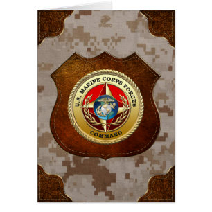Cartão Comando das Forças Armadas dos EUA (MARFORCOM) [3D
