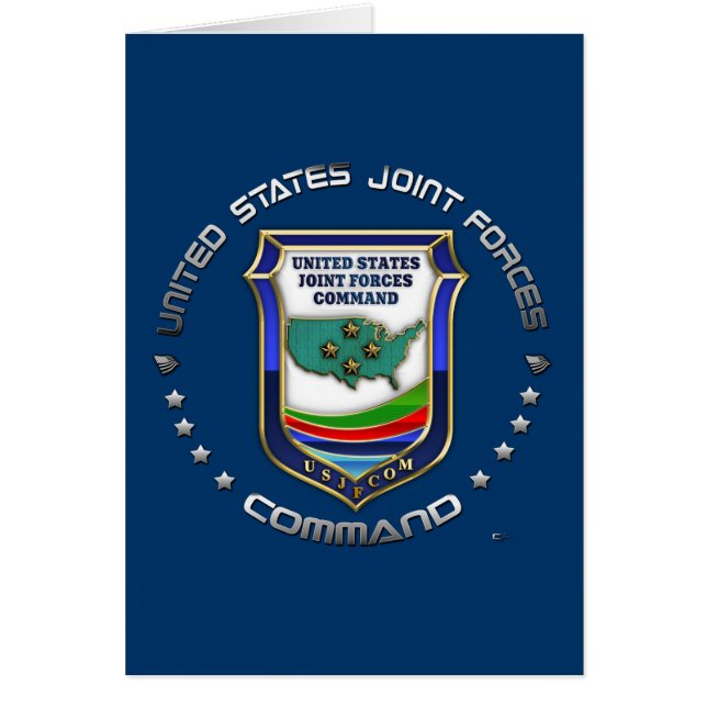 Cartão Comando das Forças Conjuntas dos EUA (Frente)