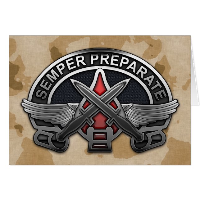 Cartão Comando de Operações Especiais DUI (Frente Horizontal)