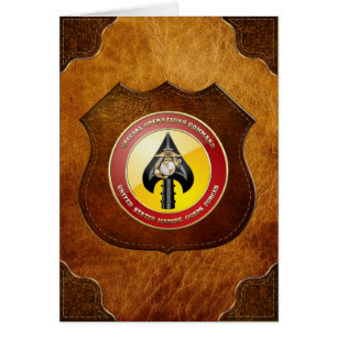 Cartão Comando de Operações Especiais USMC (MARSOC) [3D]