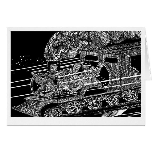 CARTÃO COMBOIO A VAPOR (Frente Horizontal)