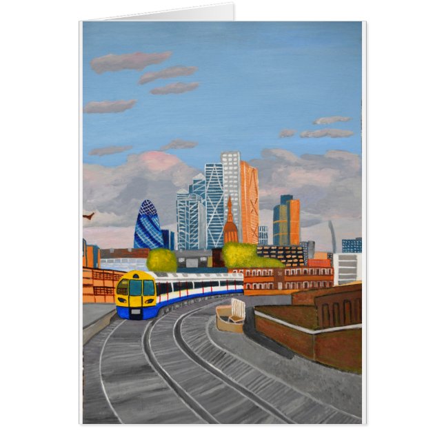 Cartão Comboio de Londres - Estação Hoxton (Frente)