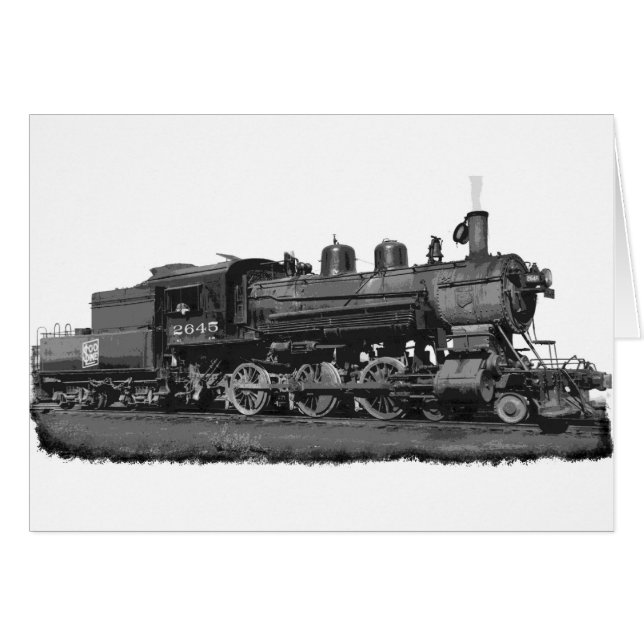 Cartão Comboios (Frente Horizontal)