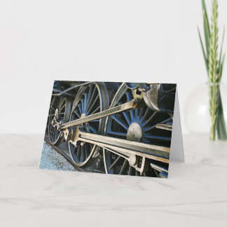 Cartão Comboios De Locomotiva A Vapor De Volta À Via Come