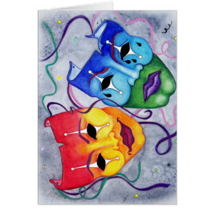 Cartão Comédia e Tragédia