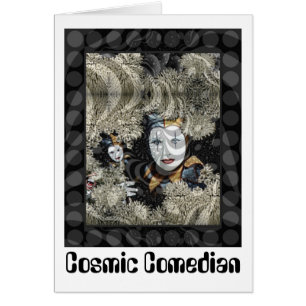 Cartão Comediante Cósmico