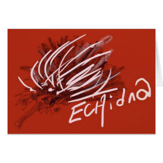 Cartão Comedor da formiga do ouriço do porco- do Anteater