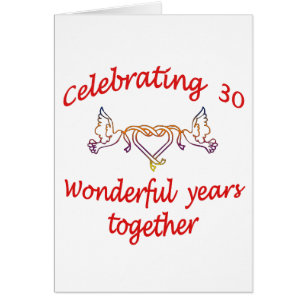 CARTÃO COMEMORANDO 30 ANOS