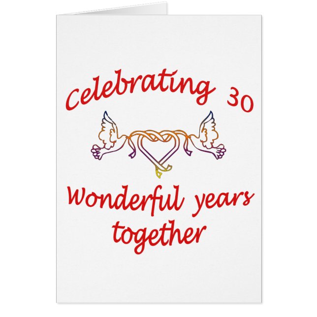 CARTÃO COMEMORANDO 30 ANOS (Frente)
