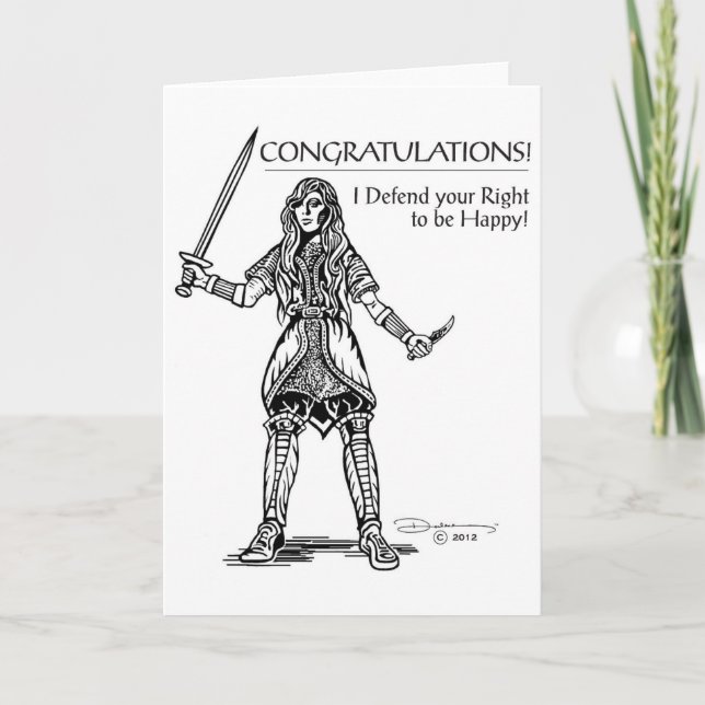 Cartão Comemorando a felicidade (Frente)