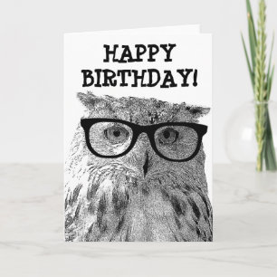 Cartão comemorativo com fotografia engraçada de co