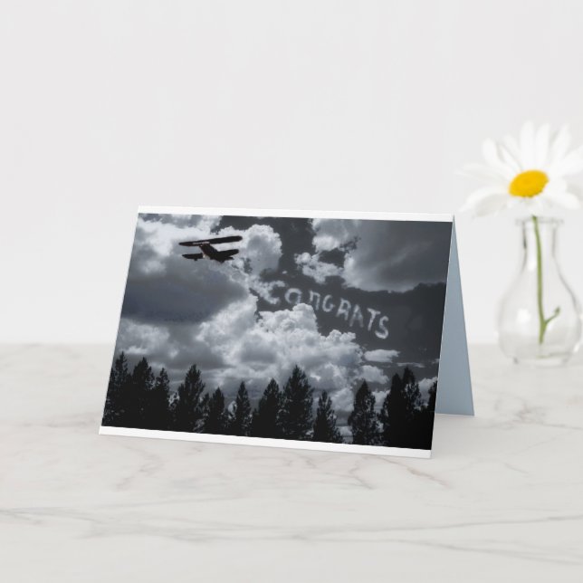 Cartão Comemorativo Folha Dupla (Planta pequena)