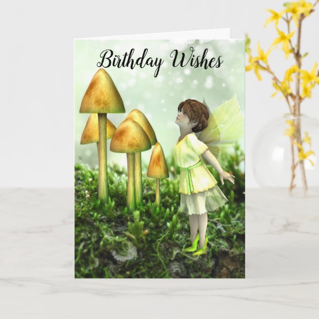 Cartão Comemorativo Folha Dupla (Flor Amarela)