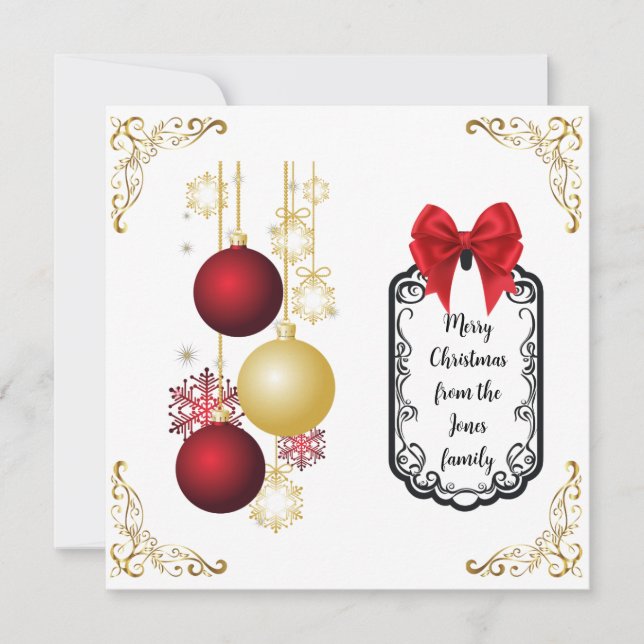 Cartão Comemorativos Folha Única (Frente)