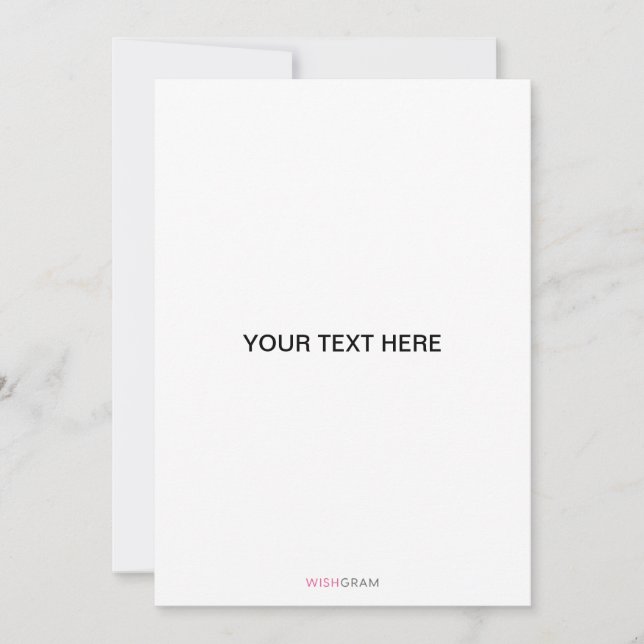 Cartão Comemorativos Folha Única (Frente)