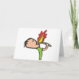 Cartão Comer Fogo