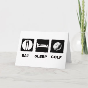 Cartão Comer Golf do Sono