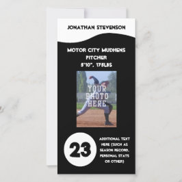 Cartão Comercial de Fotografias Esportivas, Equipe