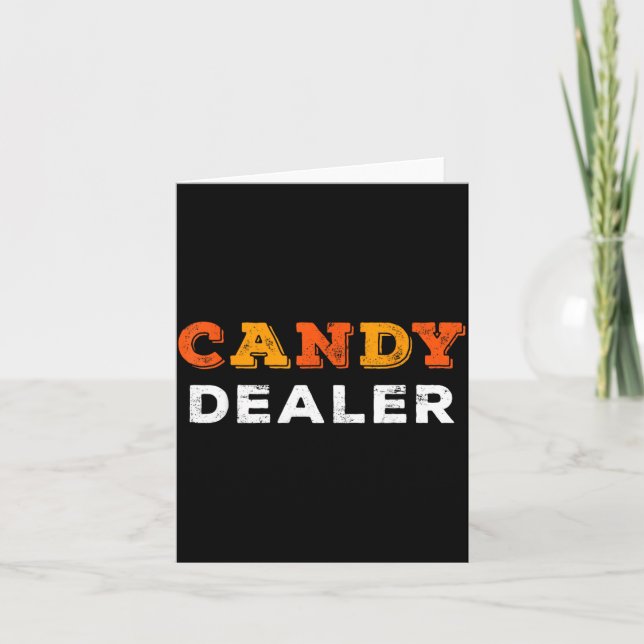 Cartão Comerciante de doces (Frente)