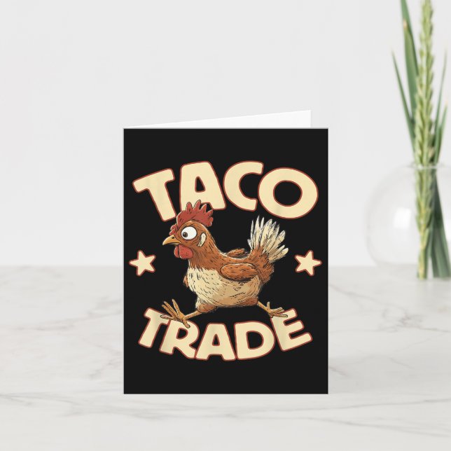 Cartão Comércio de Taco, Sátira Política Engraçada, Frang (Frente)