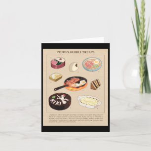 Cartão Comida De Tratamentos Magicais Do Studio Ghibli Fi
