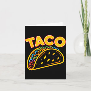 Cartão Comida mexicana taco 