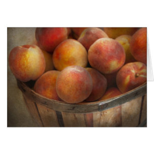 Cartão Comida - Pêssegos - Apenas Pêssego