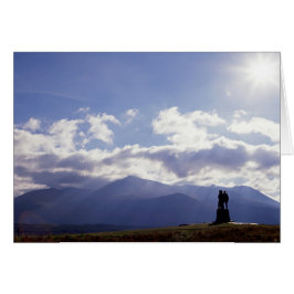 Cartão Commando Monument Scotland