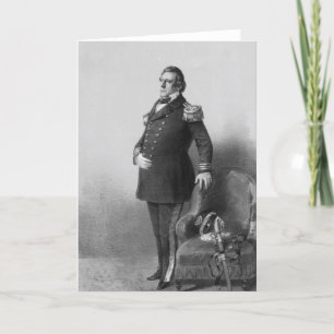 Cartão Commodore Matthew Calbraith Perry