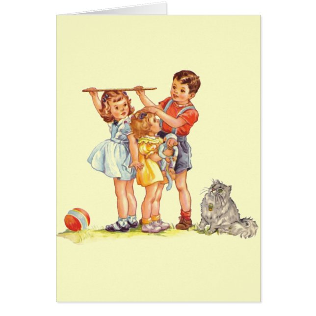 Cartão "Como alto é você? " (Frente)