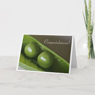 Cartão Como Dois Ervilhas num Noivado de Pod/Cartão de Ca