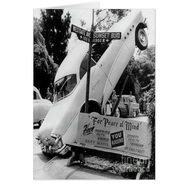 Cartão Como fazer um ângulo de parque na Califórnia (Frente)